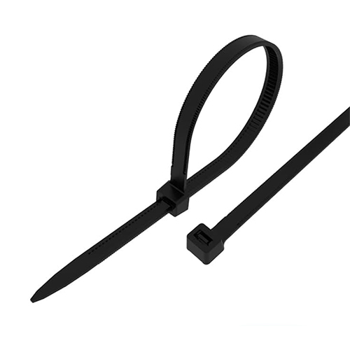 Стяжка нейлоновая Профессиональная 400x7,6мм, черная (100 шт/уп) REXANT